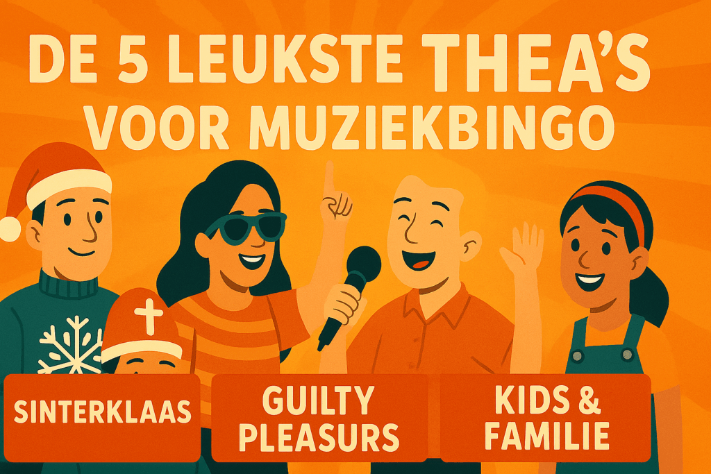 5 leukste themas voor muziekbingo BingoDJ