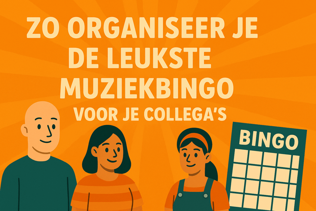 Zo organiseer je de leukste muziekbingo voor je collega's